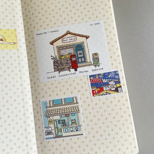 Stamp Sticker: Summer