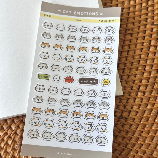 Element Sticker: Cat Emotions