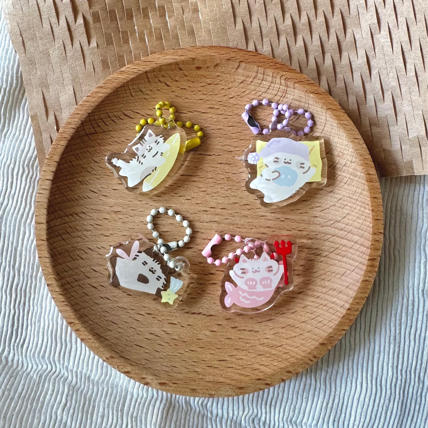 Epoxy Acrylic Charm - Finn