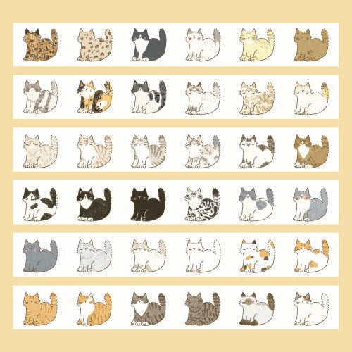 Washi Tape - Just Some Cats