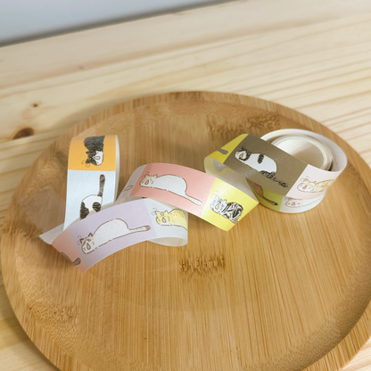 Washi Tape - Snoring Cats