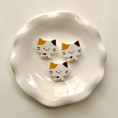 Magnetic Clip: Calico Cat