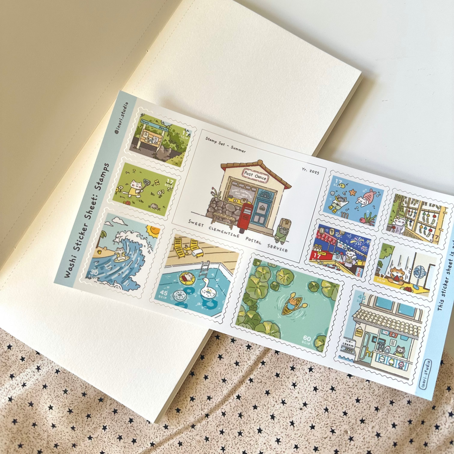 Stamp Sticker: Summer