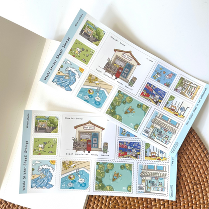 Stamp Sticker: Summer