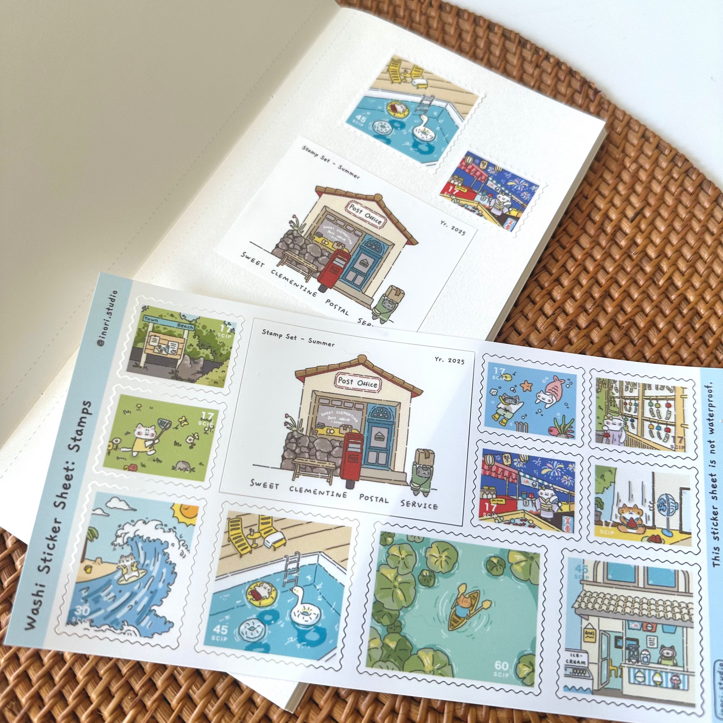 Stamp Sticker: Summer