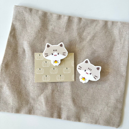 Magnetic Clip: Tabby Cat