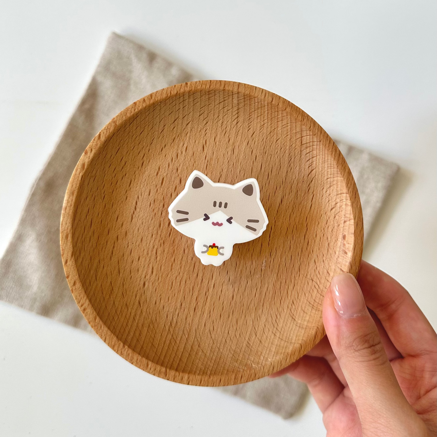 Magnetic Clip: Tabby Cat