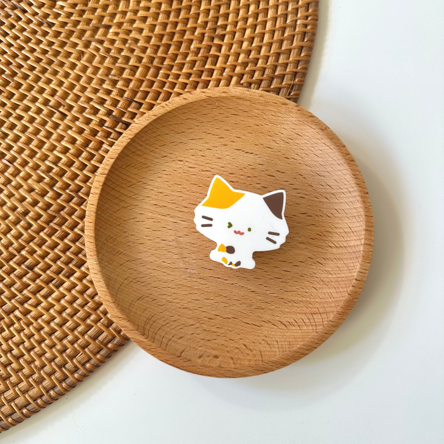 Magnetic Clip: Calico Cat