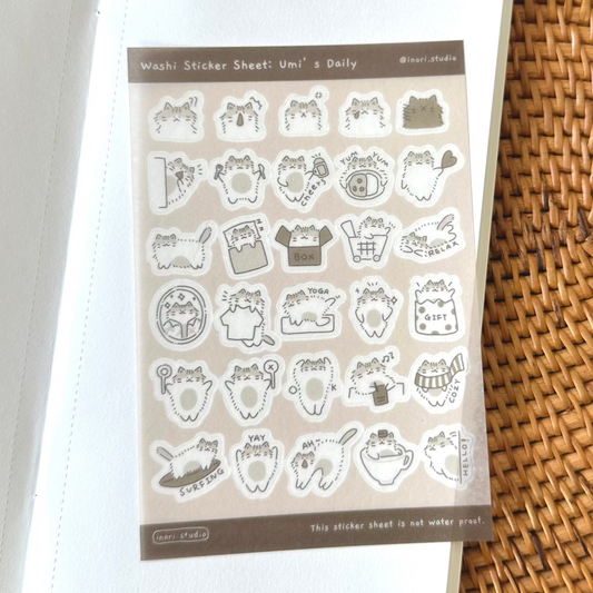 Washi Sticker -  Umi's Daily