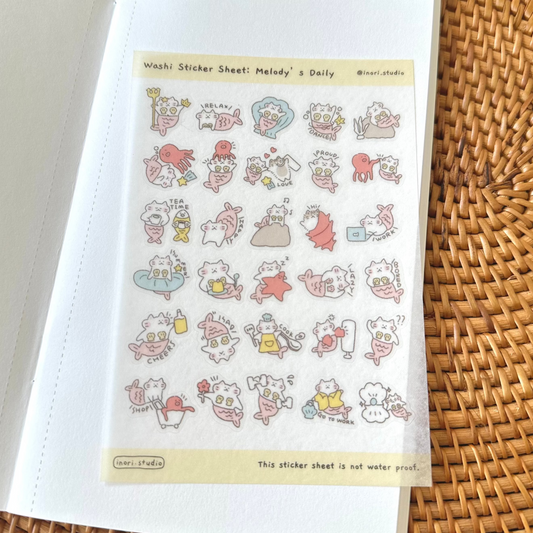 Washi Sticker - Melody's Daily