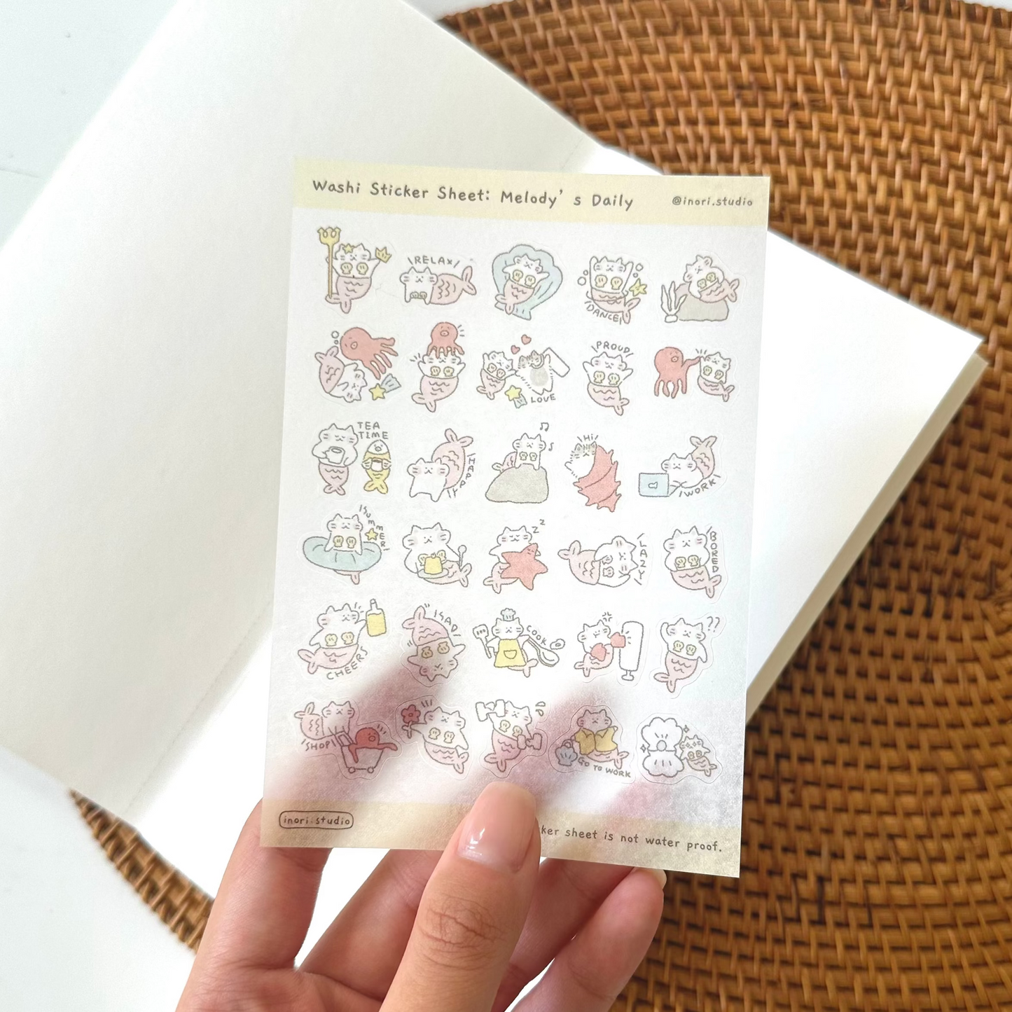 Washi Sticker - Melody's Daily