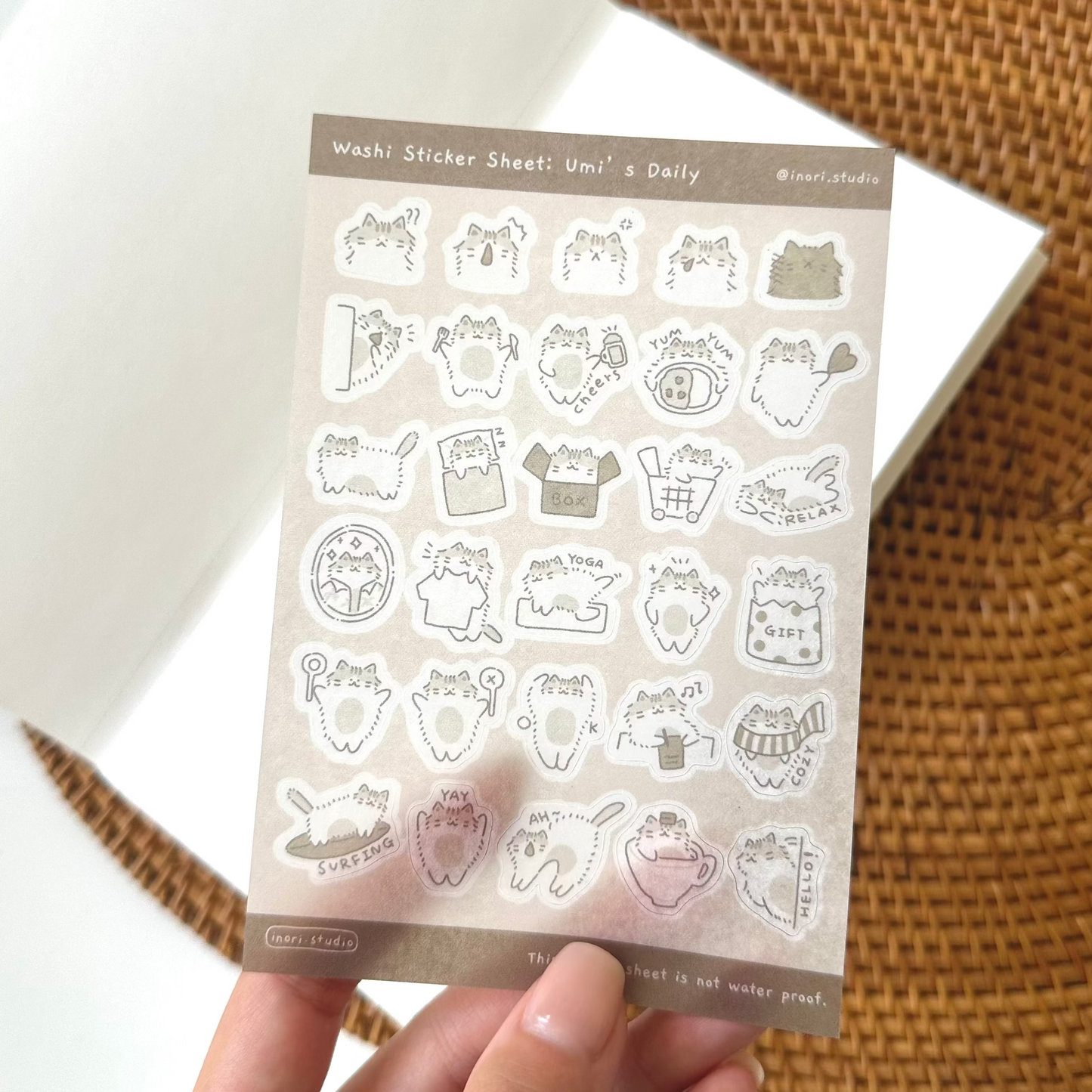 Washi Sticker -  Umi's Daily