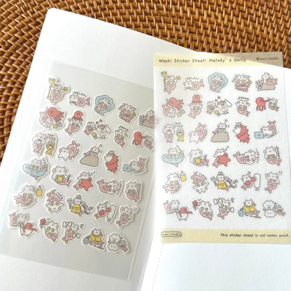 Washi Sticker - Melody's Daily