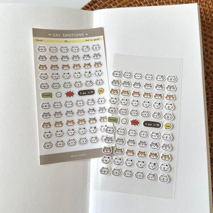 Element Sticker: Cat Emotions