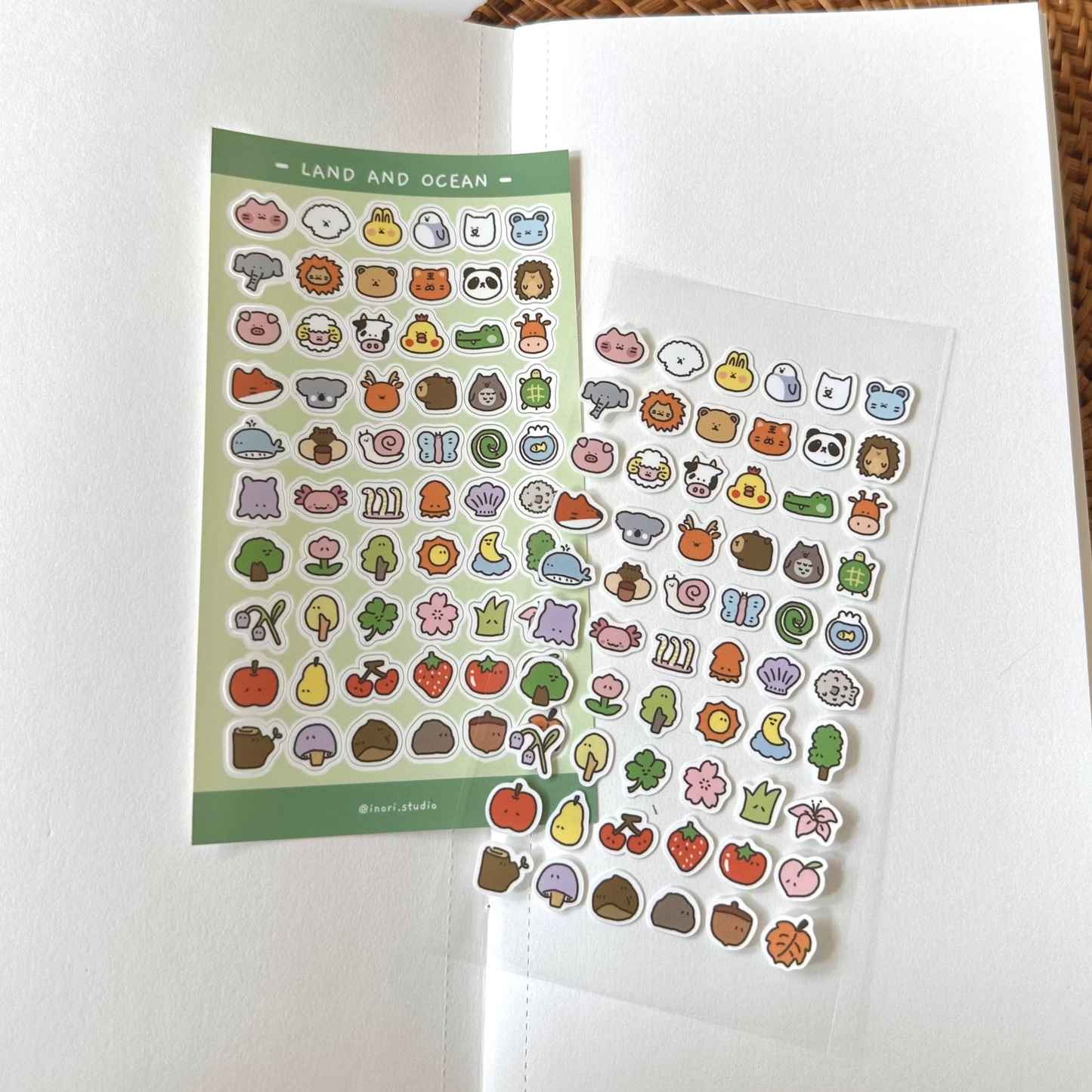 Element Sticker: Land and Sea
