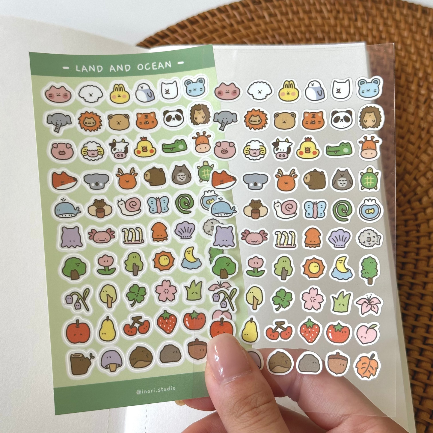 Element Sticker: Land and Sea