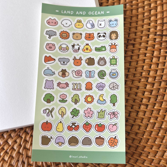 Element Sticker: Land and Sea