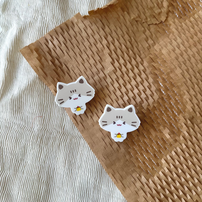 Magnetic Clip: Tabby Cat