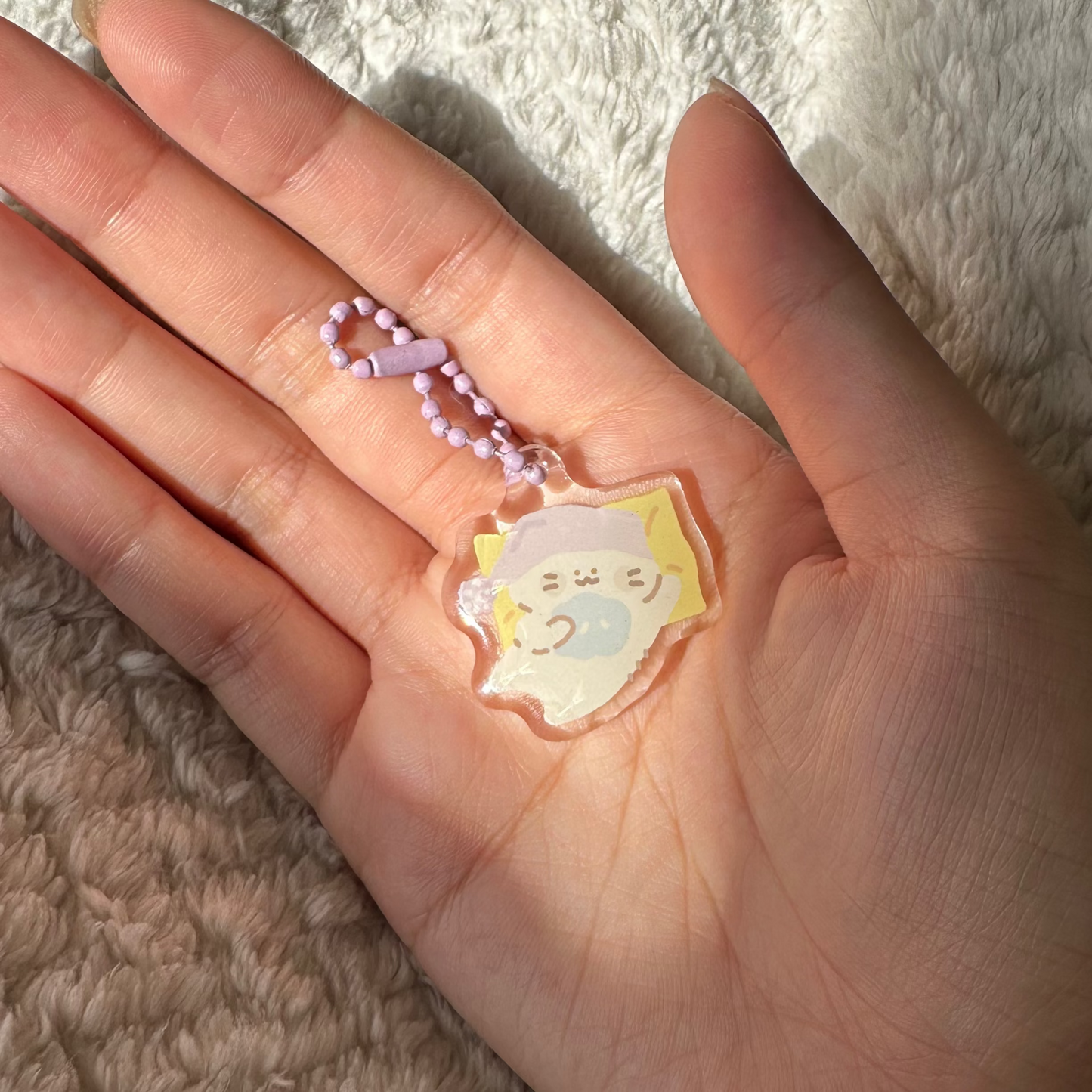 Epoxy Acrylic Charm - Finn