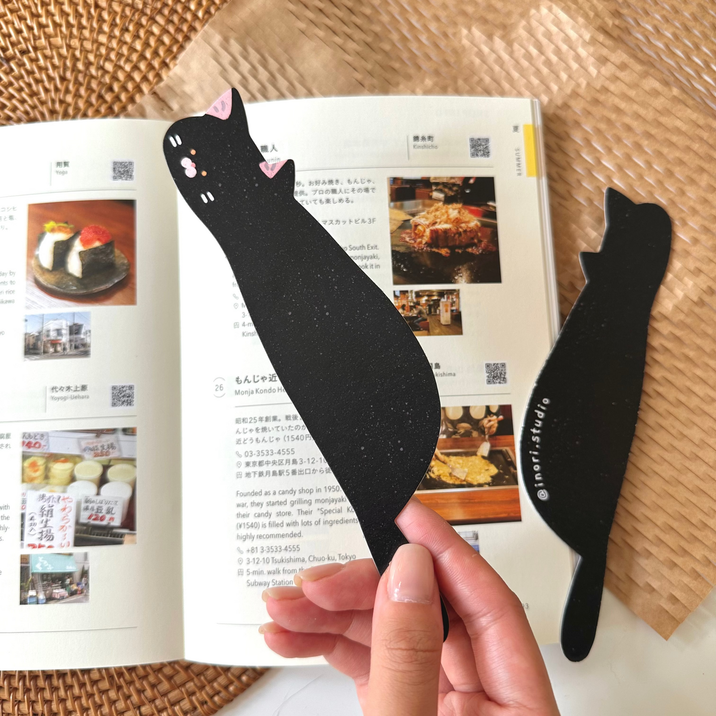 Bookmark - Black Cat