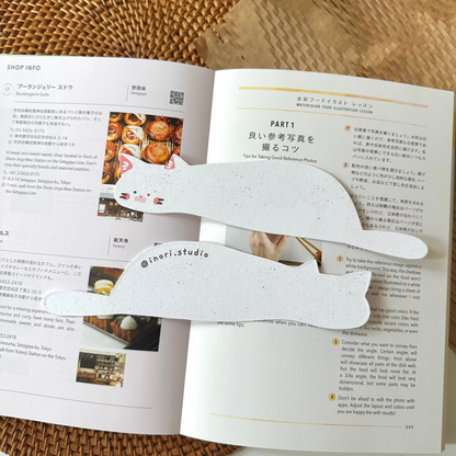 Bookmark - White Cat