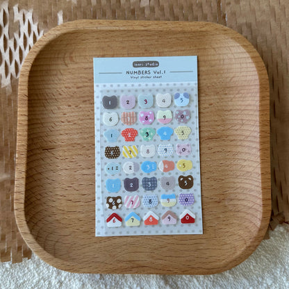 Mini Sticker: Numbers