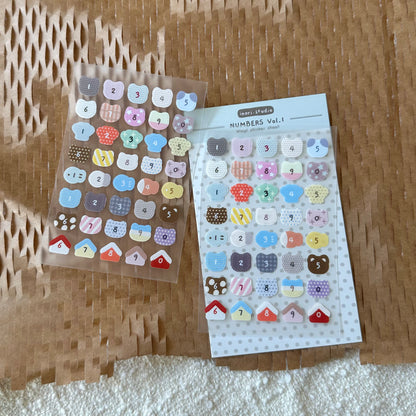 Mini Sticker: Numbers