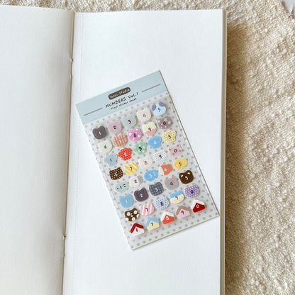 Mini Sticker: Numbers