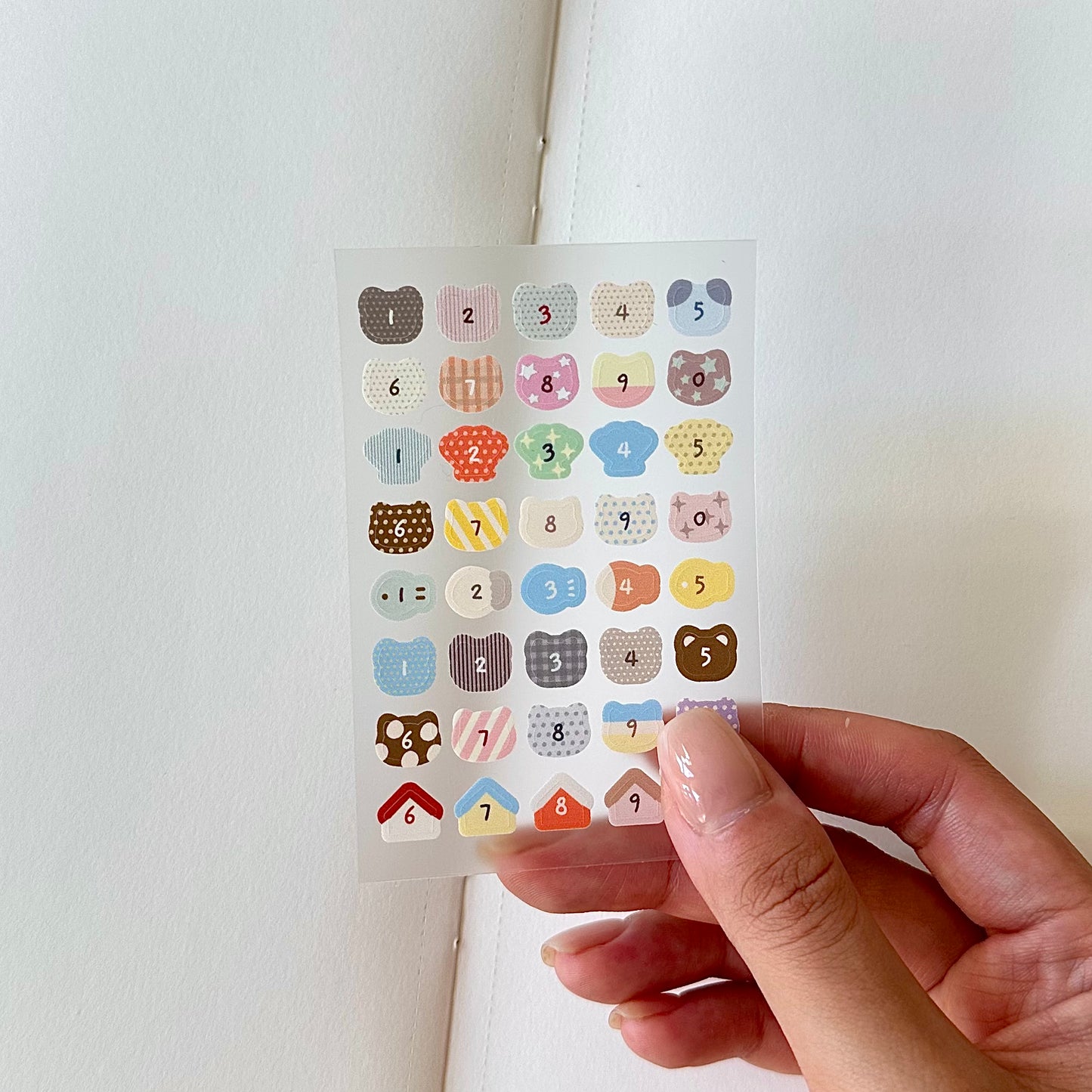 Mini Sticker: Numbers