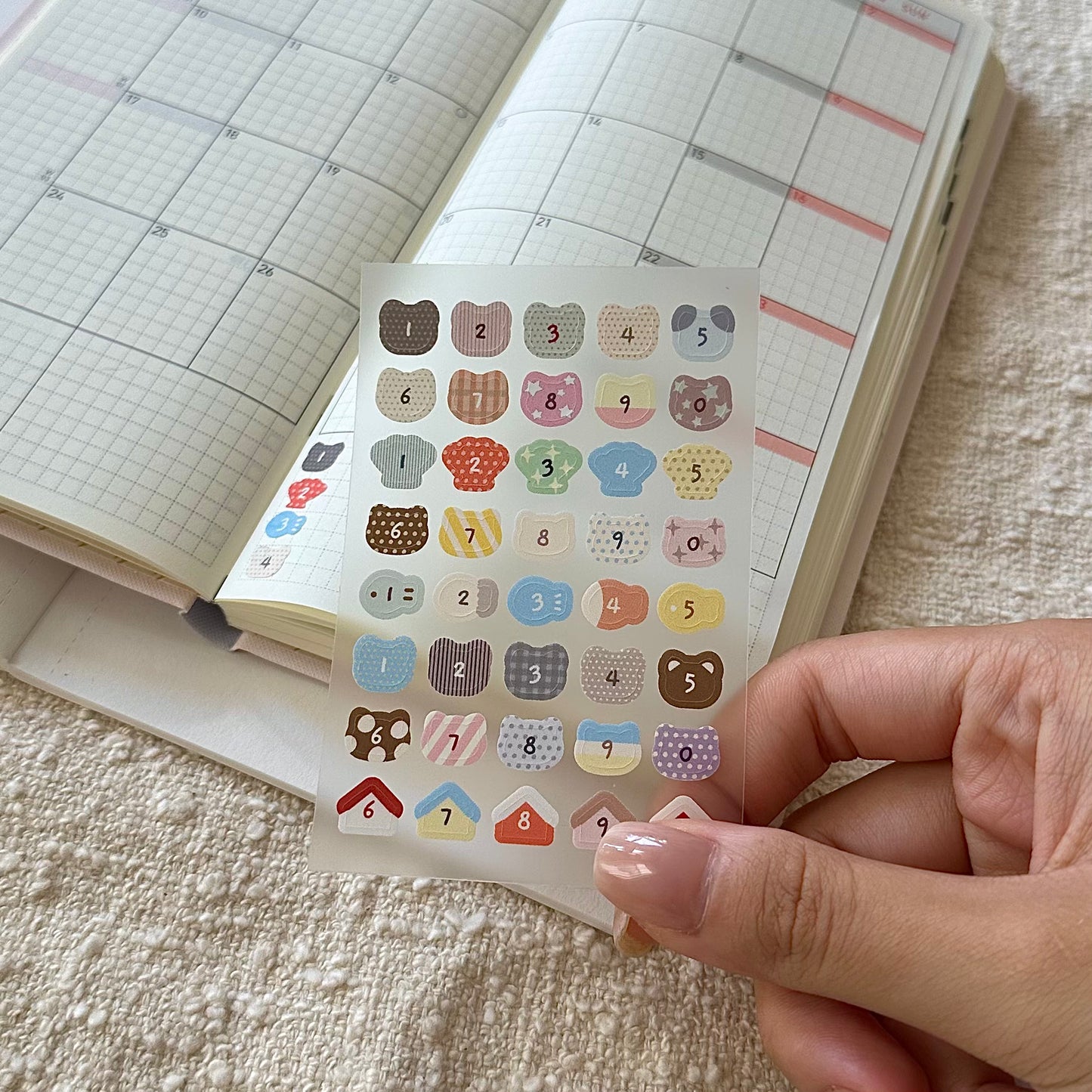 Mini Sticker: Numbers
