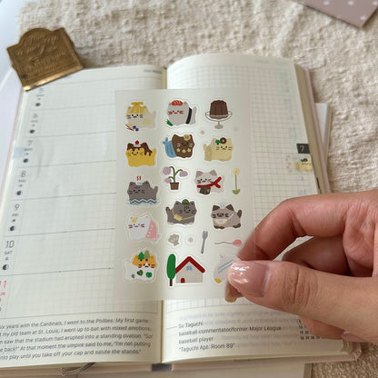 Mini Sticker: Cats and Life