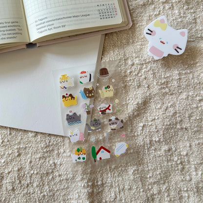 Mini Sticker: Cats and Life