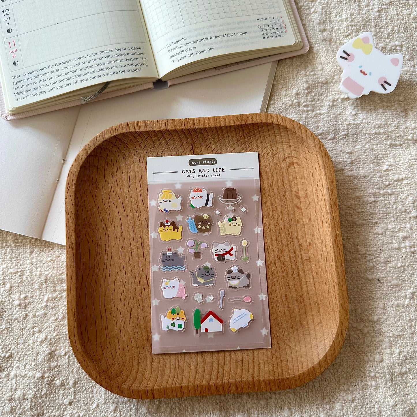Mini Sticker: Cats and Life