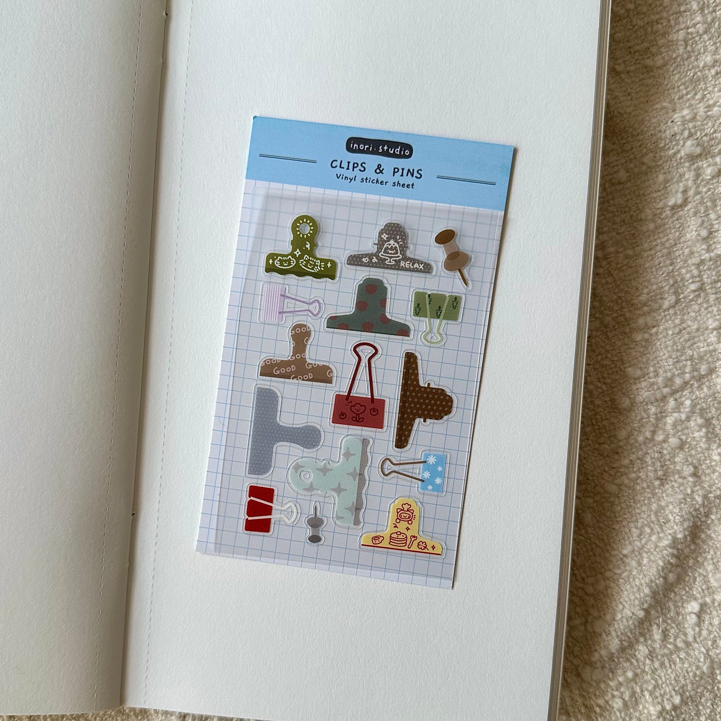 Mini Sticker: Clips & Pins