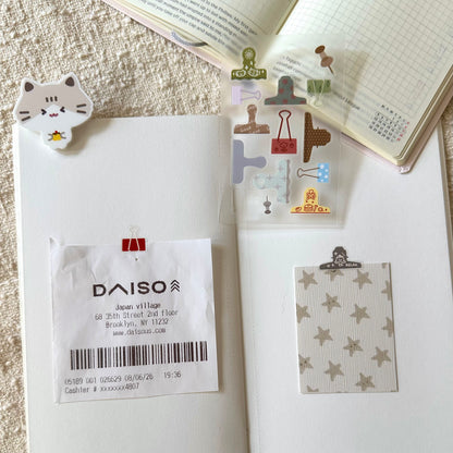Mini Sticker: Clips & Pins