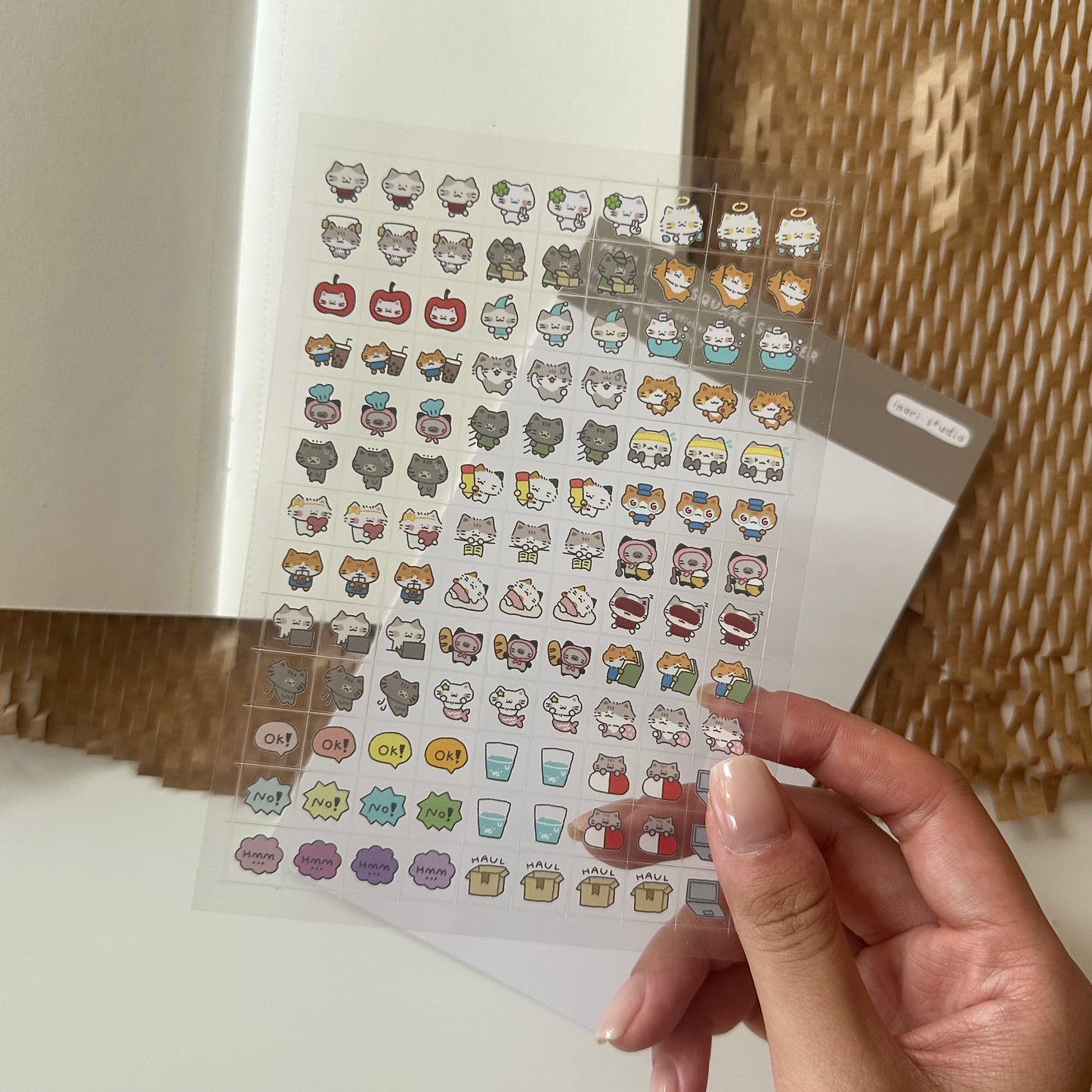 Mini Icon Square Sticker Sheet