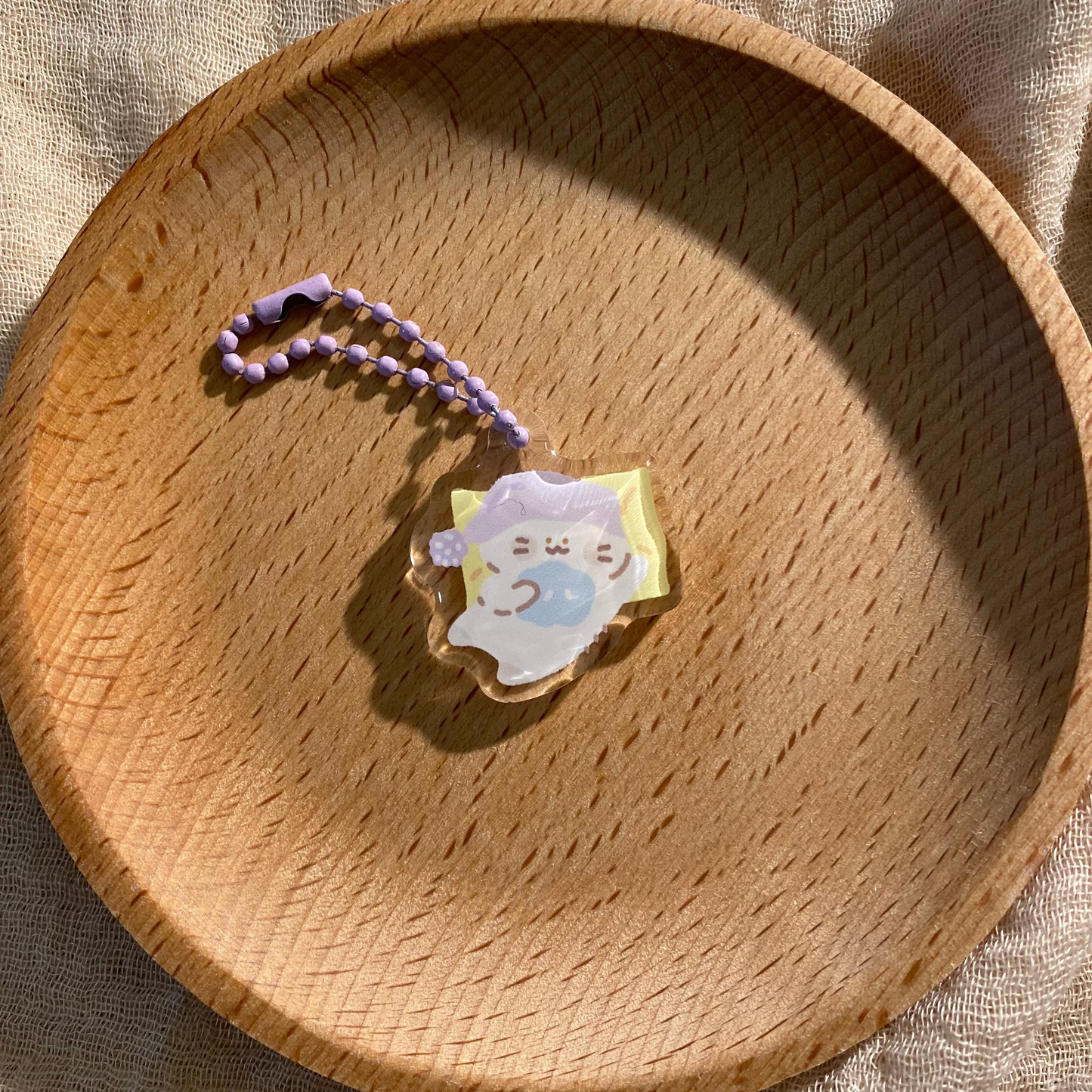Epoxy Acrylic Charm - Finn