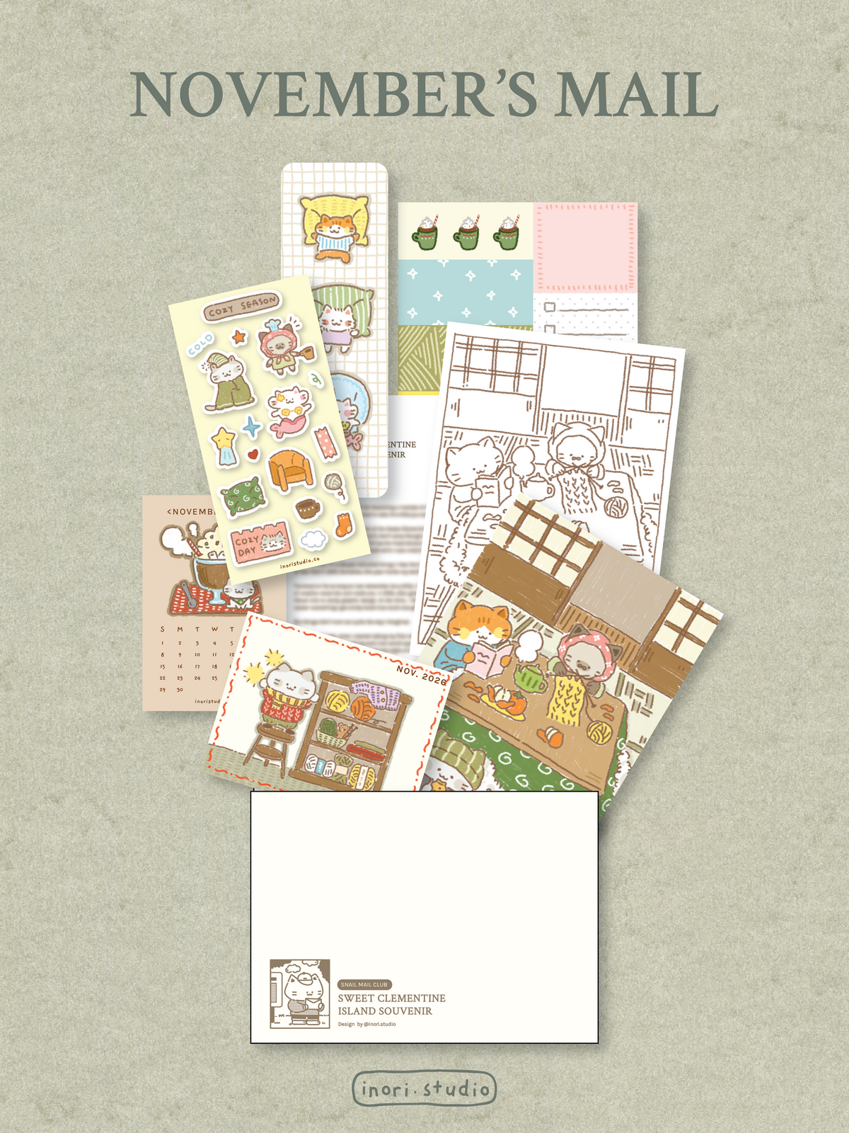 Monthly Mail Club: Sweet Clementine Souvenirs