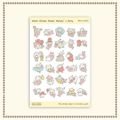 Washi Sticker - Melody's Daily
